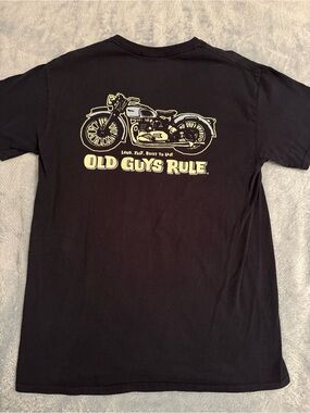 Black Motorcycle Graphic Tee